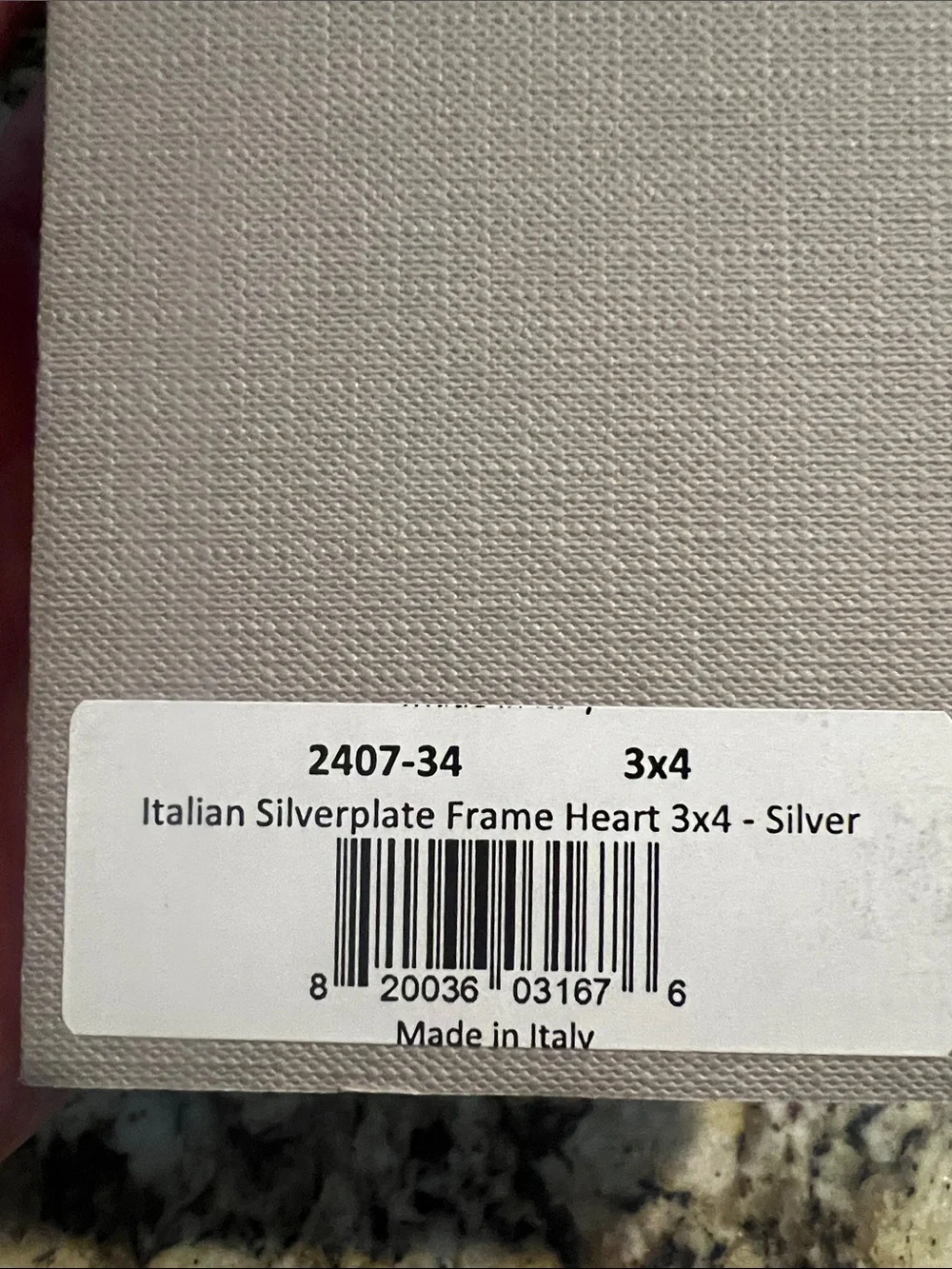 Tizo Silverplate 3x4 Frame with Bead Trim
